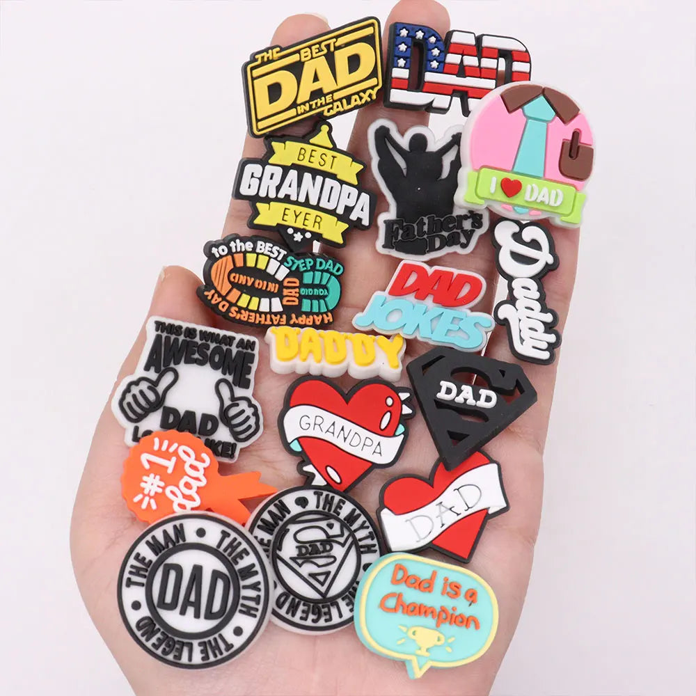 Bes Dad Shoe Charms Set (17pcs)