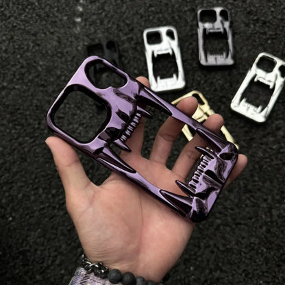 Luxury Tiger Tooth Skull Case