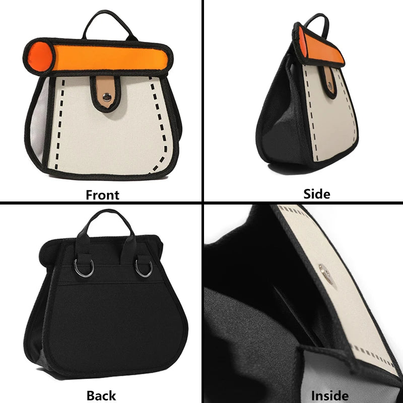 ToonTote Cartoon Canvas Bag