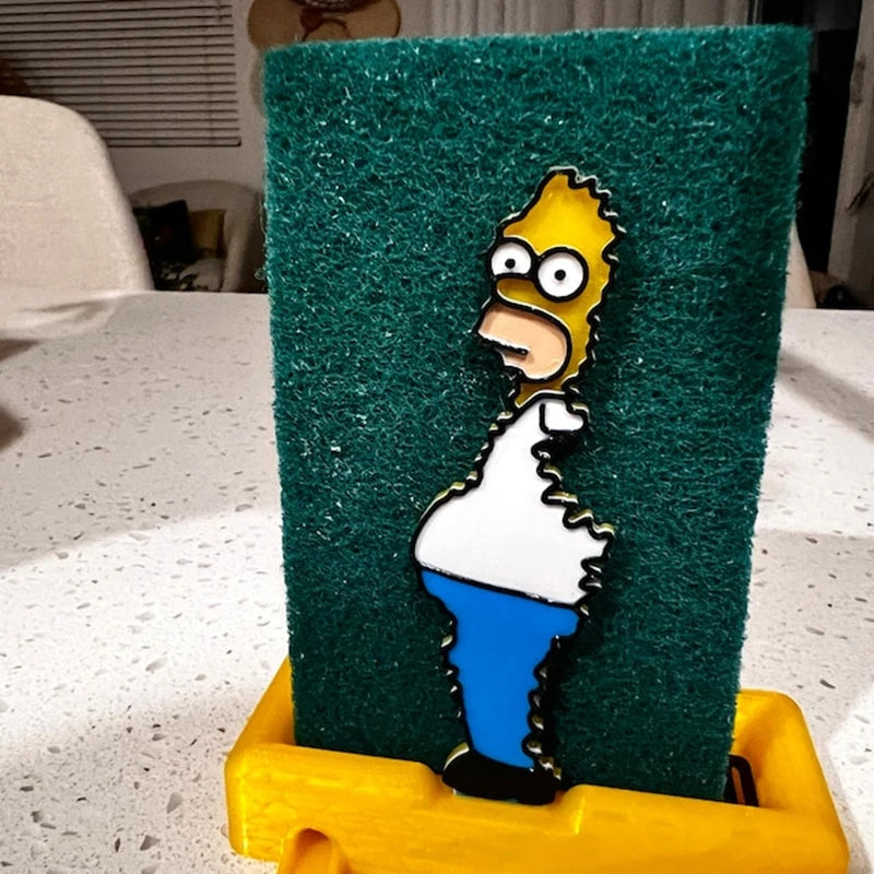 Homer Simpson Sponge Spy Holder