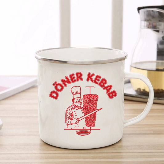 Döner Kebab Enamel Mug