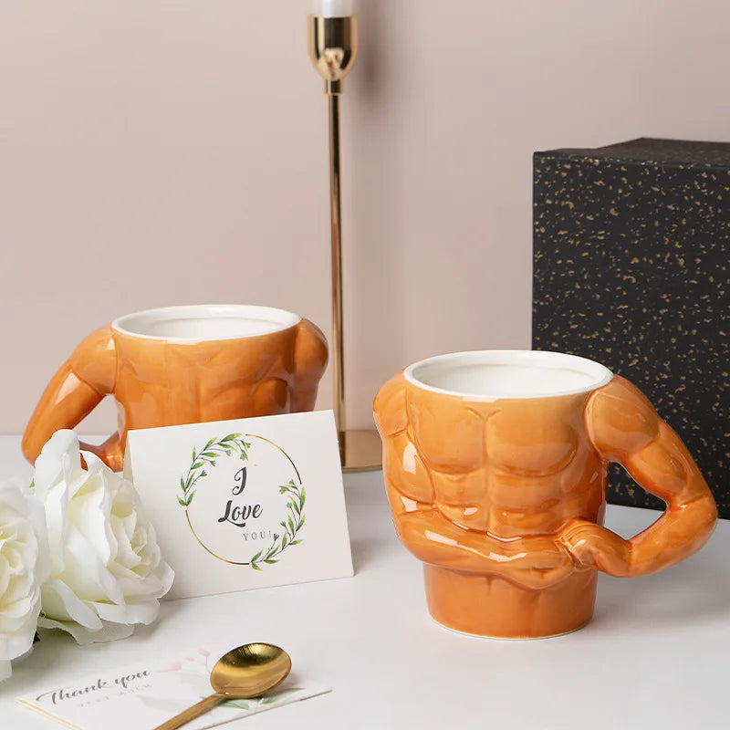 Macho Muscle Ceramic Mug