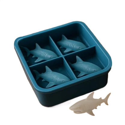 Shark Shaped Silicone Ice Cube Mold