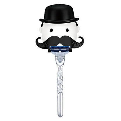 Monopoly Man Style Wall Razor Holder