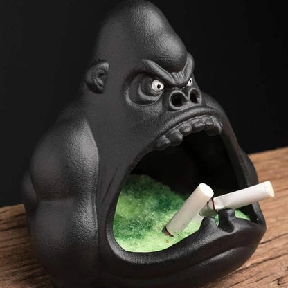 Ceramic Gorilla Ashtray