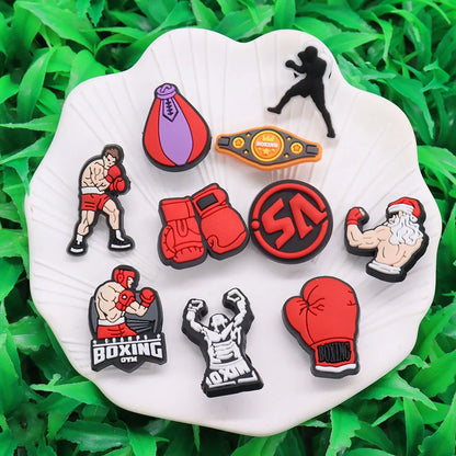 Boxing Shoe Charms Set (10pcs)