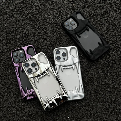 Luxury Tiger Tooth Skull Case