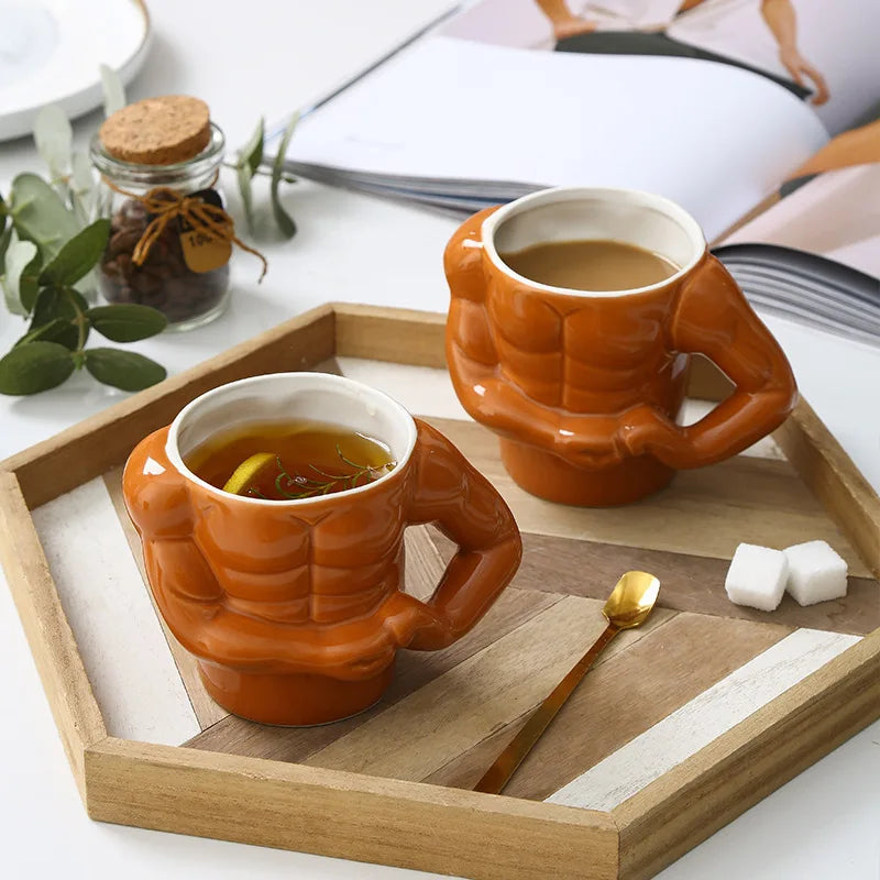 Macho Muscle Ceramic Mug