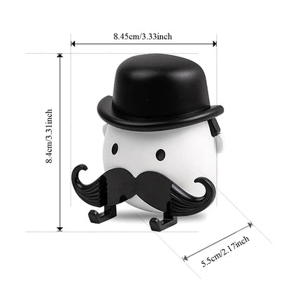 Monopoly Man Style Wall Razor Holder