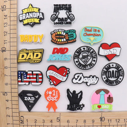 Bes Dad Shoe Charms Set (17pcs)