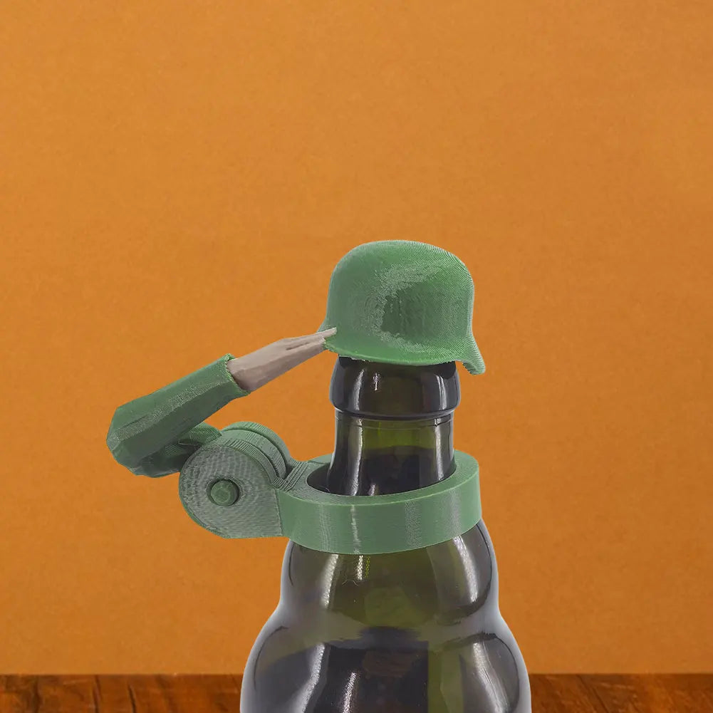 Mini Soldier Helmet for Beer Bottles