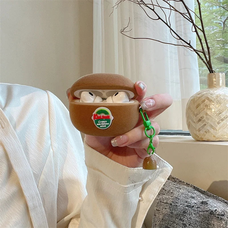 Fuzzy Kiwi AirPods Case