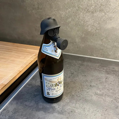 Gas Mask Beer Cap