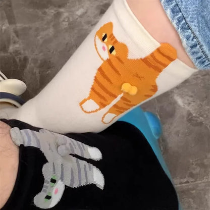 Balls-Out Cat Socks