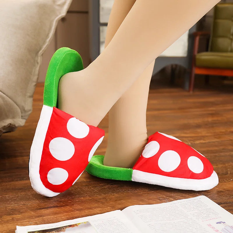 Piranha Plant Home Slippers
