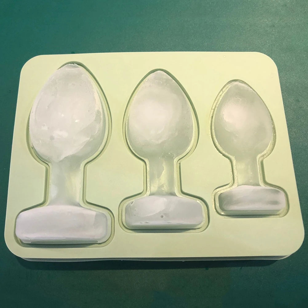 Prank Peach Plug Ice Cube Mold