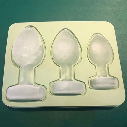 Prank Peach Plug Ice Cube Mold