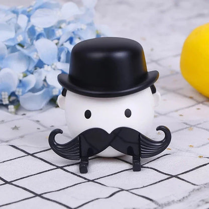 Monopoly Man Style Wall Razor Holder