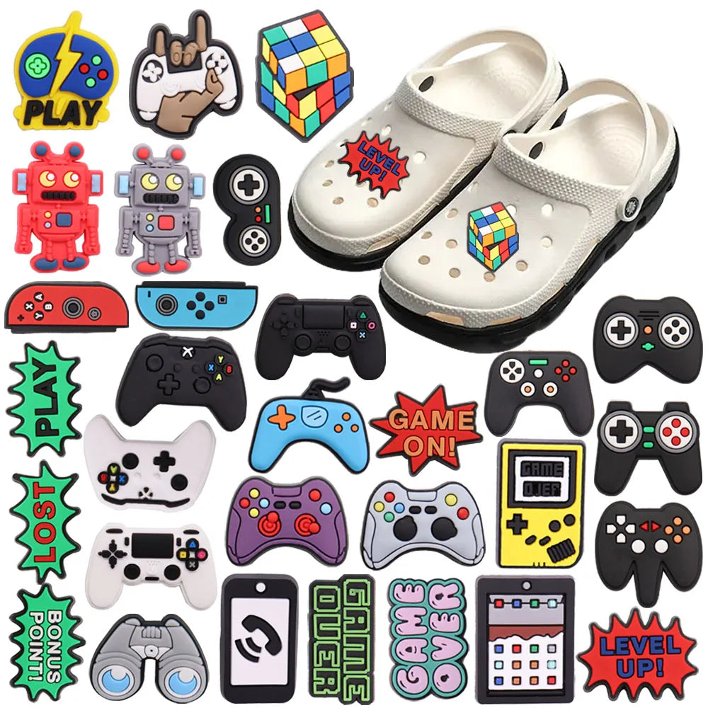 Large Ultimate Gamer Shoe Charms Set (30pcs)