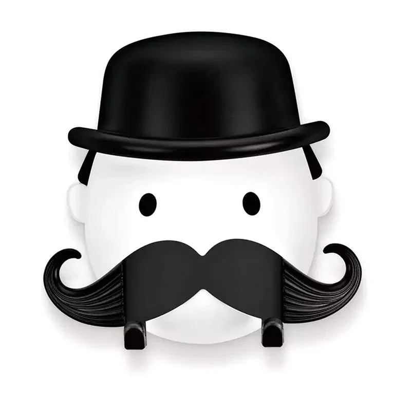 Monopoly Man Style Wall Razor Holder