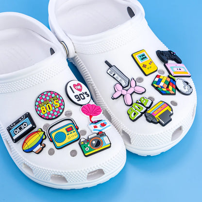 Retro Style Shoe Charms Set (16pcs)