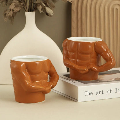 Macho Muscle Ceramic Mug