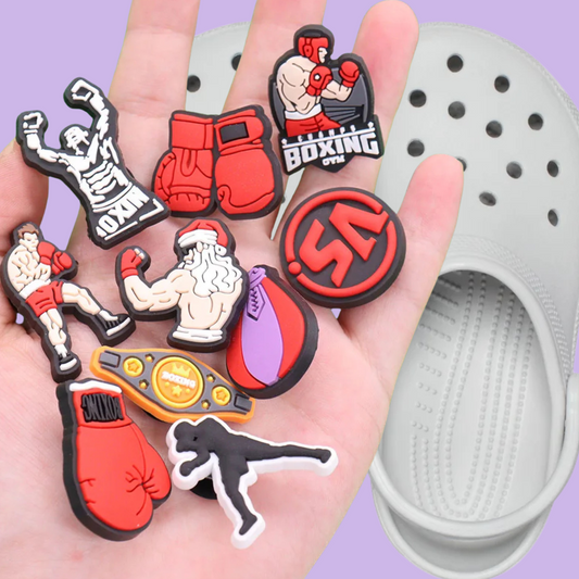 Boxing Shoe Charms Set (10pcs)